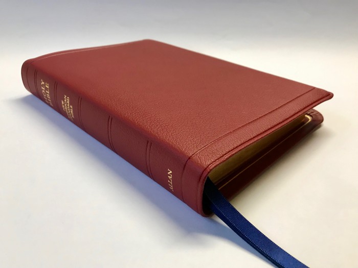 Allan New American Standard Bible Readers Edition Goatskin Silver Line Edition
