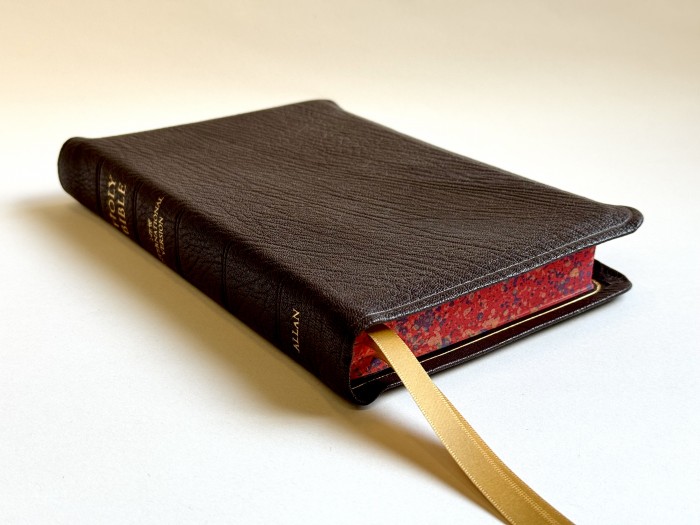 Allan New International Version Classic Reference Edition Brown Highland Goatskin - Speckled Edges