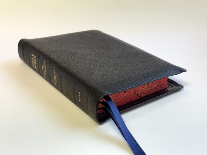 Allan NIV Proclamation Edition Black Highland Goatskin - Speckled Edges FIRST EDITION