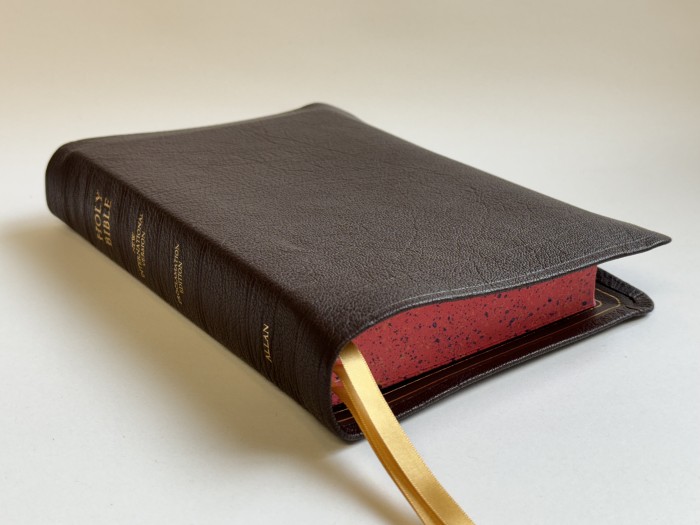 Allan NIV Proclamation Edition Brown Highland Goatskin - Speckled Edges FIRST EDITION