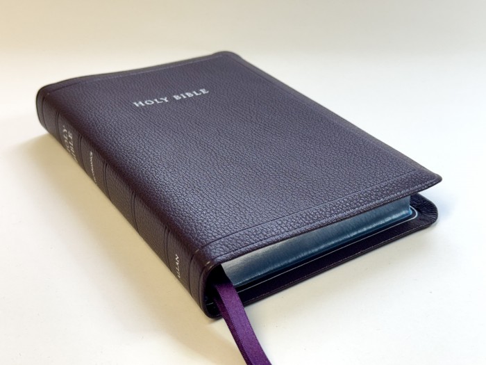 Allan 44 Longprimer Thinline Purple Goatskin Silver Line Edition