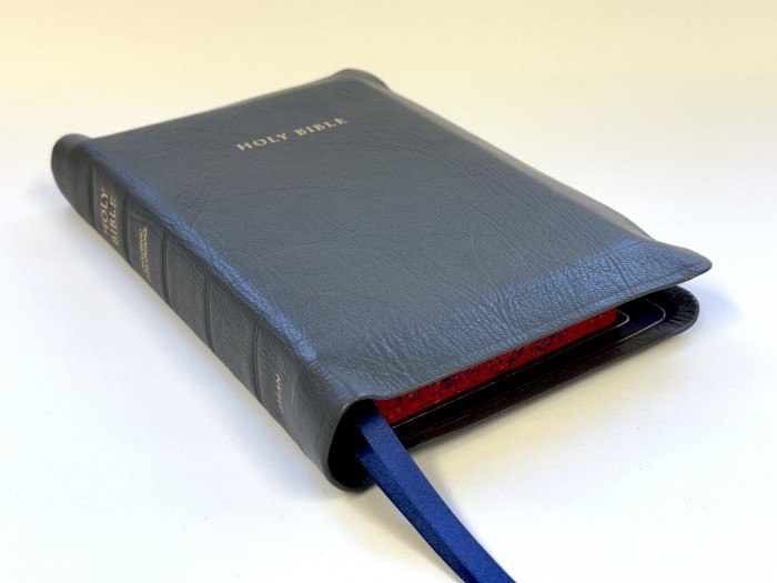 Allan 53C Longprimer Dark Grey Highland Goatskin - Speckled Page Edges FIRST EDITION