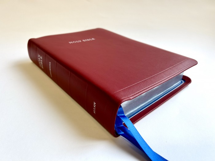 Allan 62 Longprimer Sovereign Meriva Calfskin Red SILVER LINE Edition