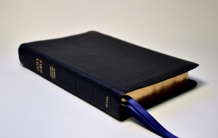 Allan ESV New Classic Readers Edition Black Highland Goatskin