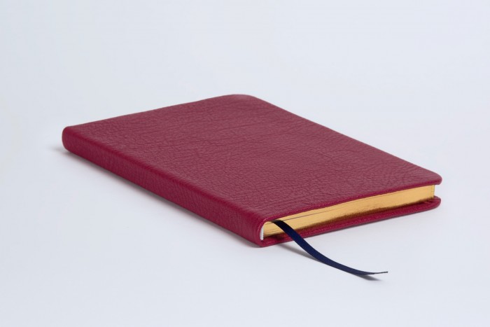 Allan Notebook Crimson Red Highland Goatskin