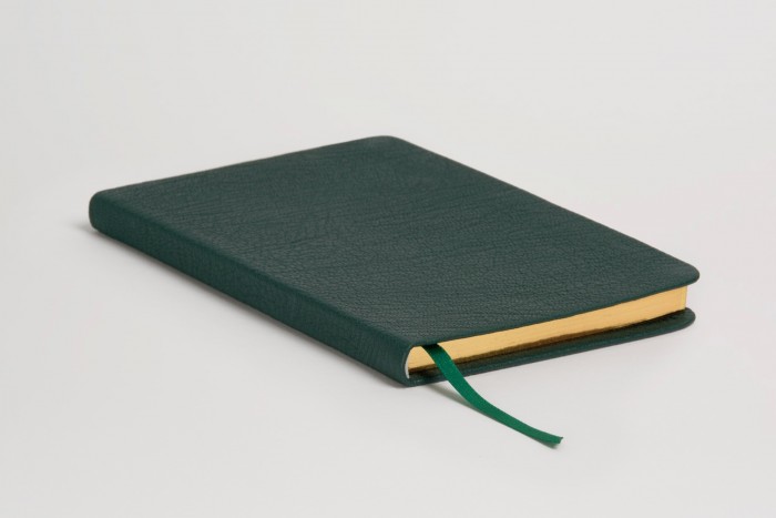 Allan Notebook Green Highland Goatskin