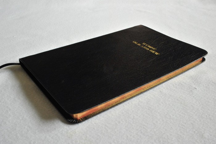 Hymns Old & New Staff Music Edition Goatskin