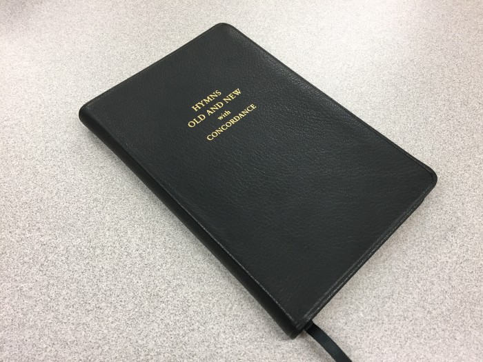 Hymns Old & New Staff Music Edition Goatskin with Concordance
