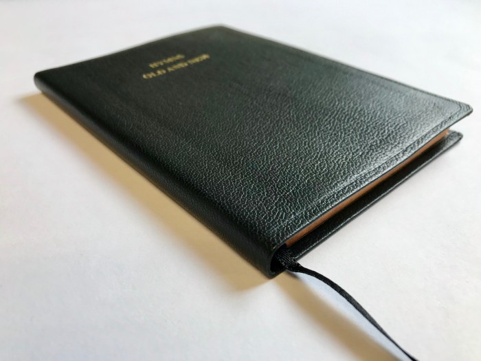 Hymns Old & New Staff Music Edition Pocket Size Leather