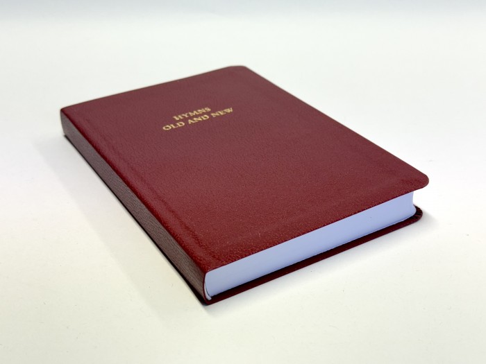 Hymns Old & New Words Only Edition Large Print Burgundy