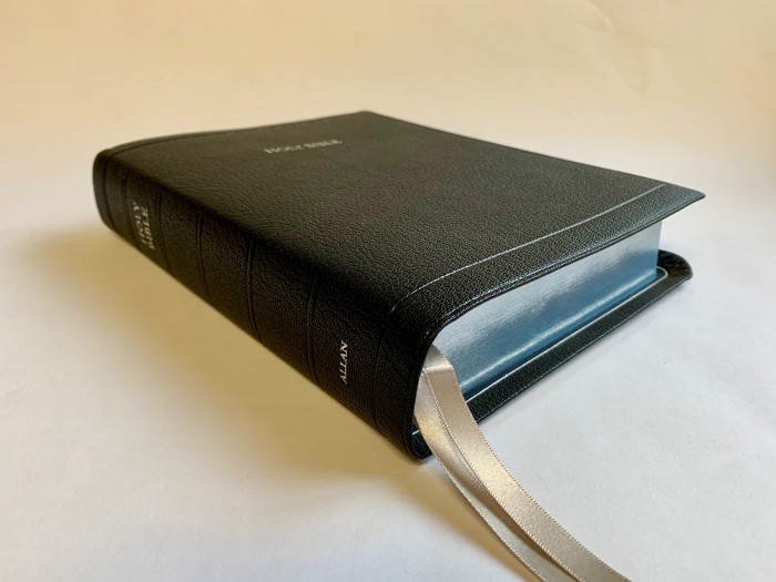 Allan Brevier Clarendon Wide Margin Black Goatskin SILVER LINE EDITION