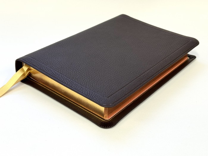 Allan New Living Translation Readers Reference Edition Dark Brown Goatskin - Image 2