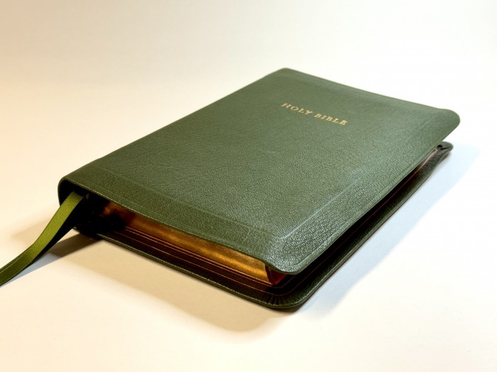 Allan 53 Longprimer Olive Green Highland Goatskin FIRST EDITION - Image 2
