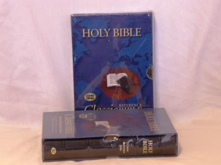 TBS Classic Reference Black Calfskin Bible