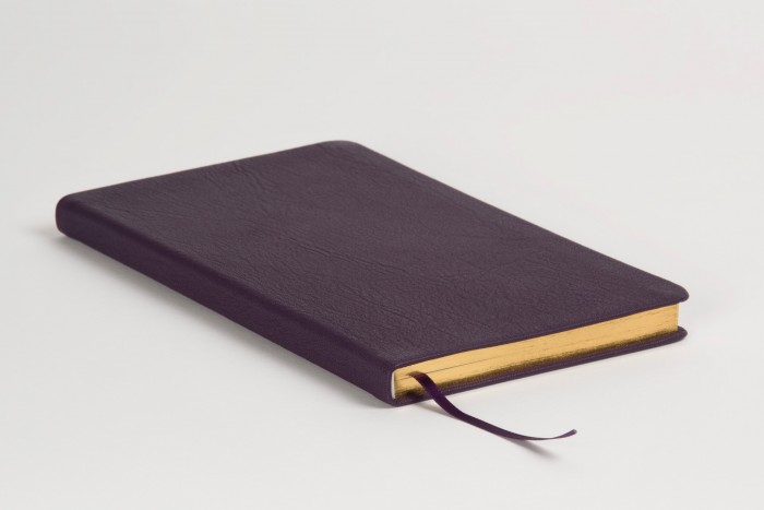 Allan Journal Purple Highland Goatskin